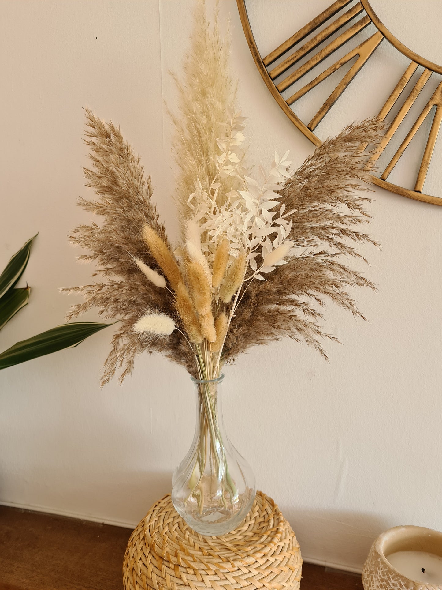 60cm Pampas Grass & Bunny Tail Bouquet