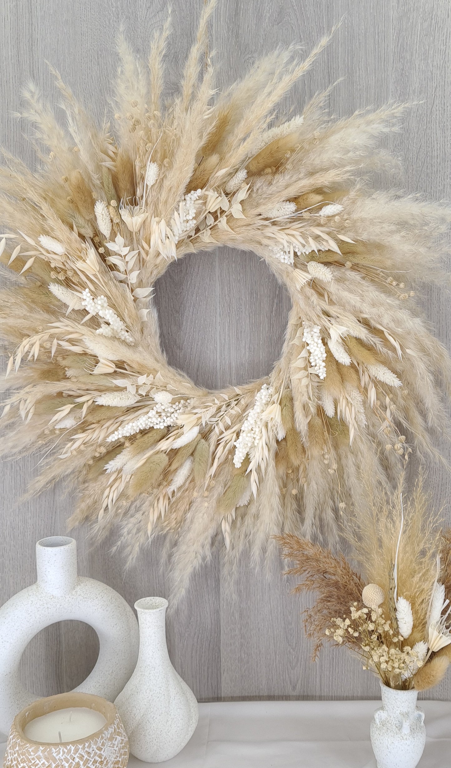 Pampas & Dried Floral Wreath