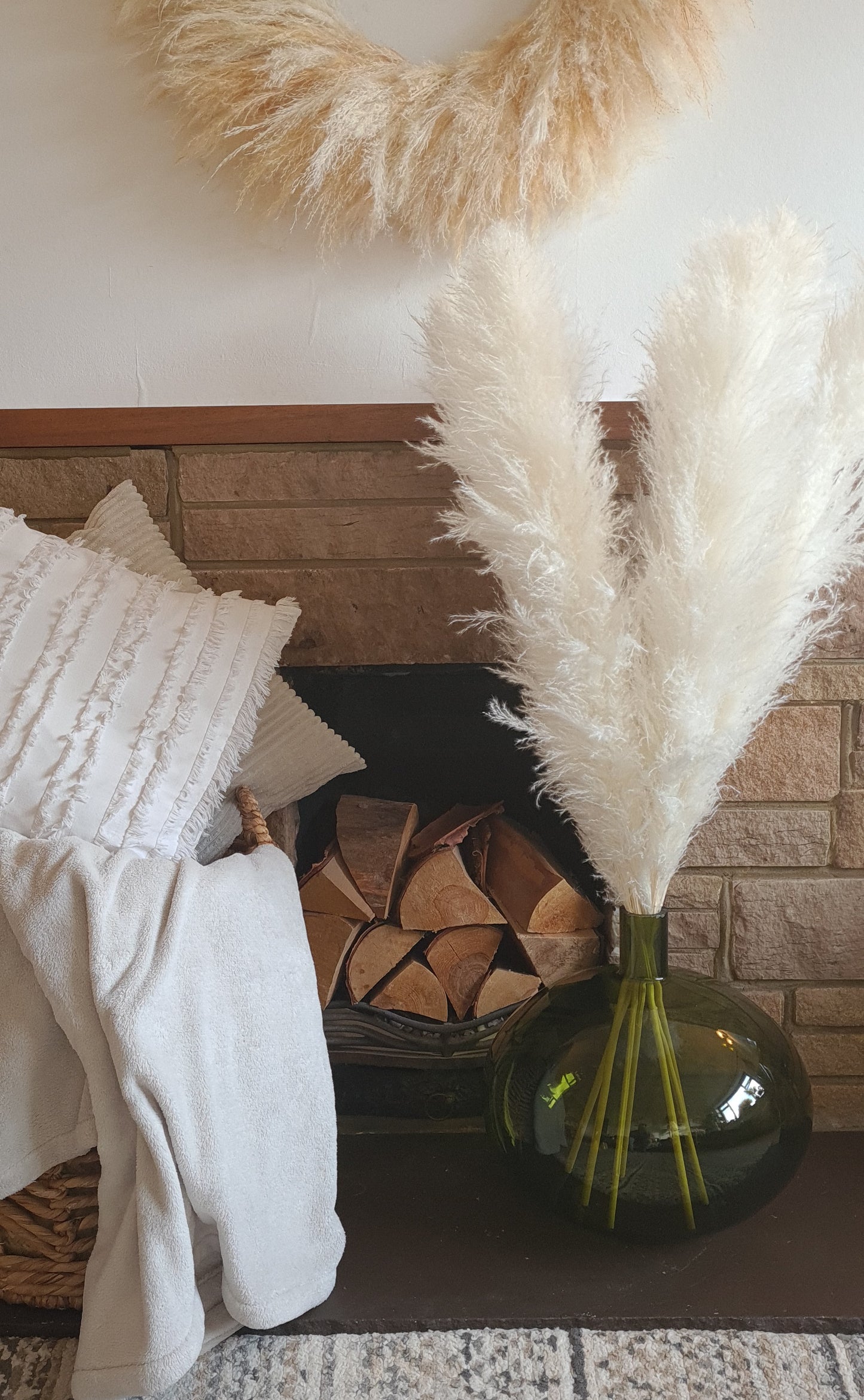 Fluffy Pampas Grass Stem(s)