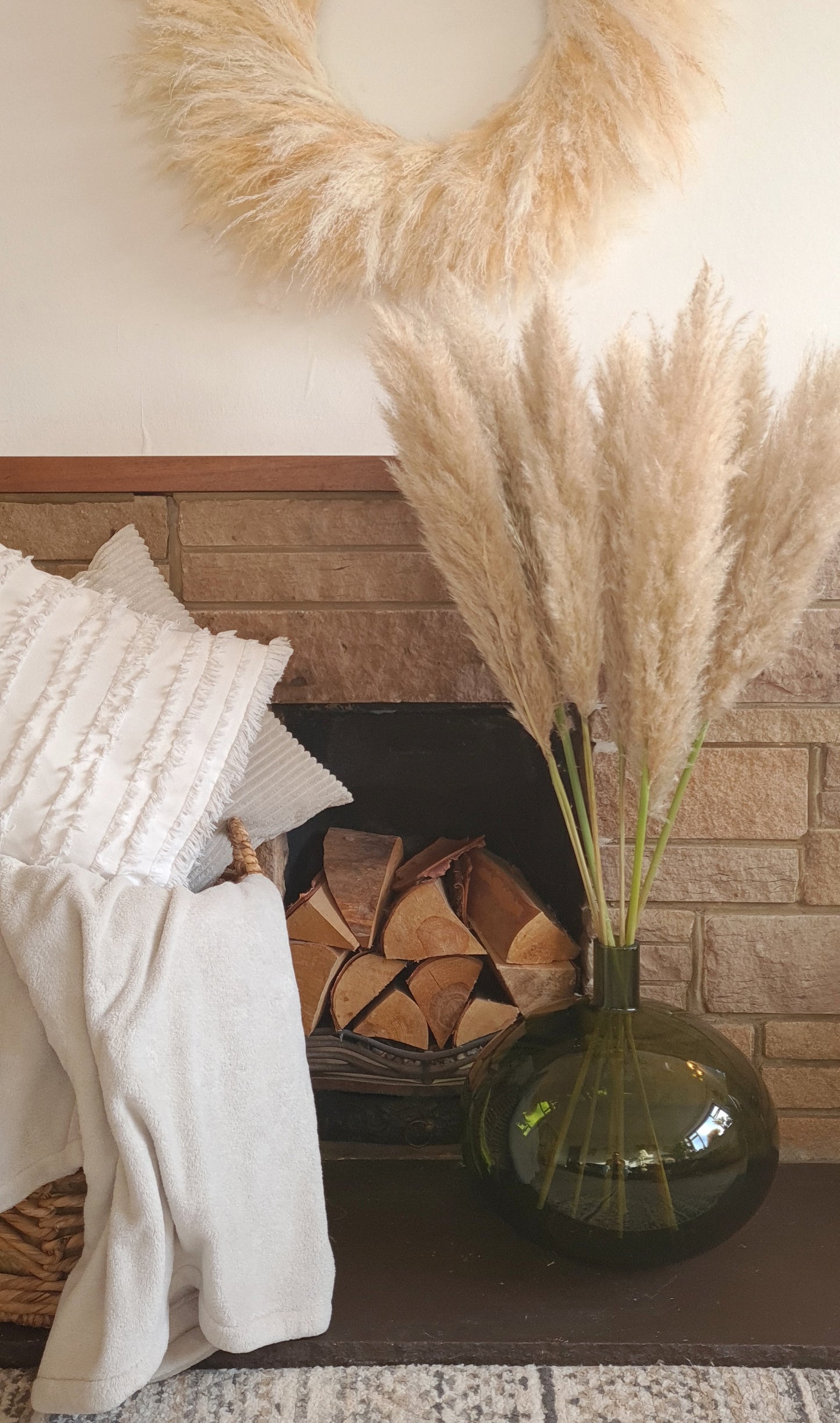 Fluffy Pampas Grass Stem(s)