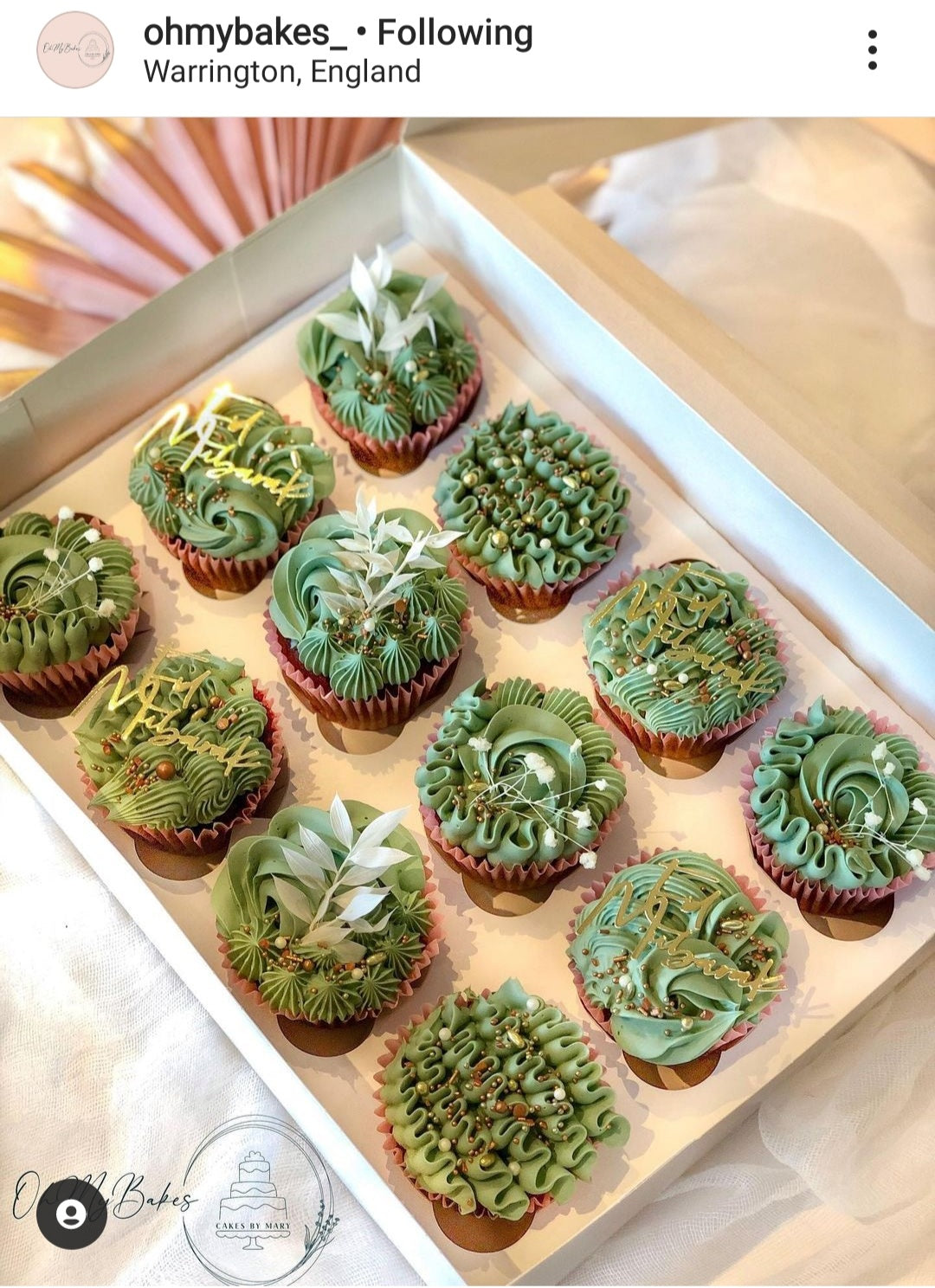 Dried Flowers Bakers Box