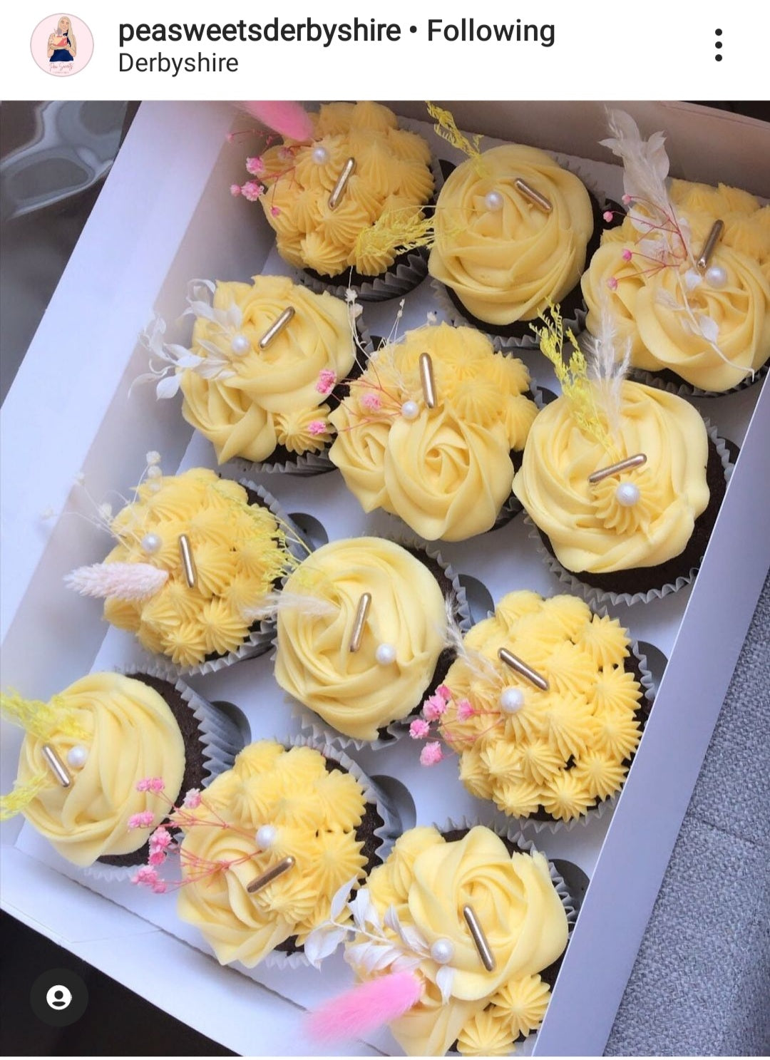 Dried Flowers Bakers Box