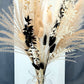 Luxury Large Monochrome Pampas Grass Bouquet with Black Bunnytails